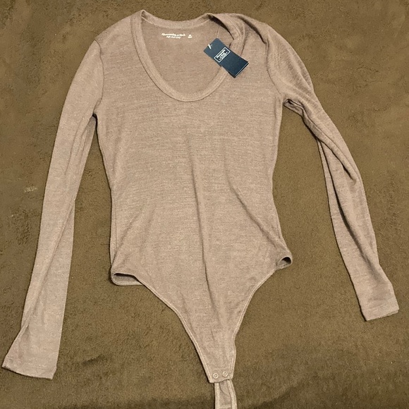 Abercrombie & Fitch Tops Nwt Af Soft Cozy Onesie Bodysuit Poshmark